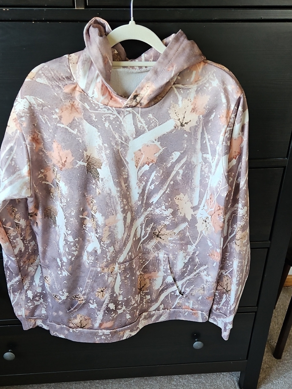 Women's Hooded Camo Pullover